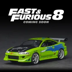 Jada 1:24 1995 Mitsubishi Eclipse Car Toys Diecast Alloy Car Model Collectible Gift