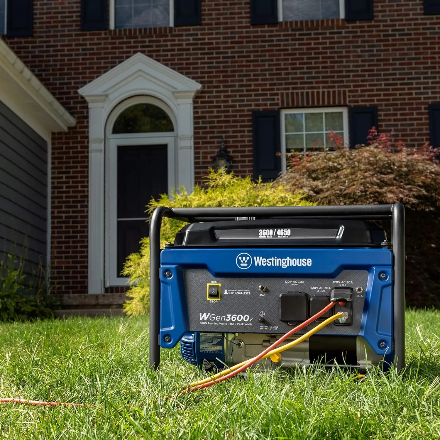 Outdoor Power Equipment 4650 Peak Watt Portable Generator, RV Ready 30A Outlet, Gas Powered