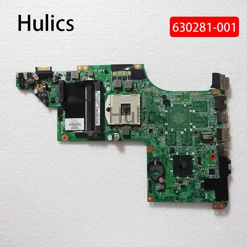 Hulics Used 630281-001 Motherboard For HP DV6 DV6-3000 Laptop  Ddr3 DA0LX6MB6D0 HM55