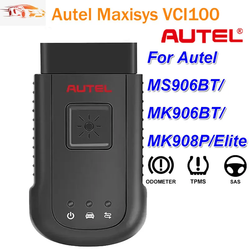 Autel Maxisys VCI100 VCI 100 Wireless Diagnostic DLC Bluetooth Vehicle Communication Interface MaxiVCI V100 for Autel MS906BT