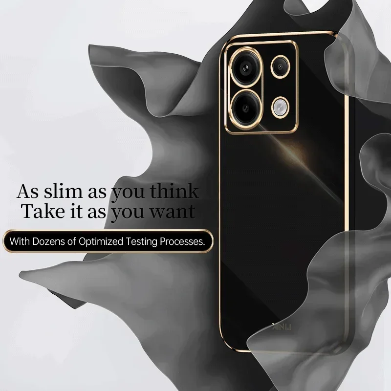 Poco X6 5G 용 케이스 커버 Poco X6 5G 용 케이스 커버 소프트 TPU 지문 방지 카메라 보호 케이스 커버