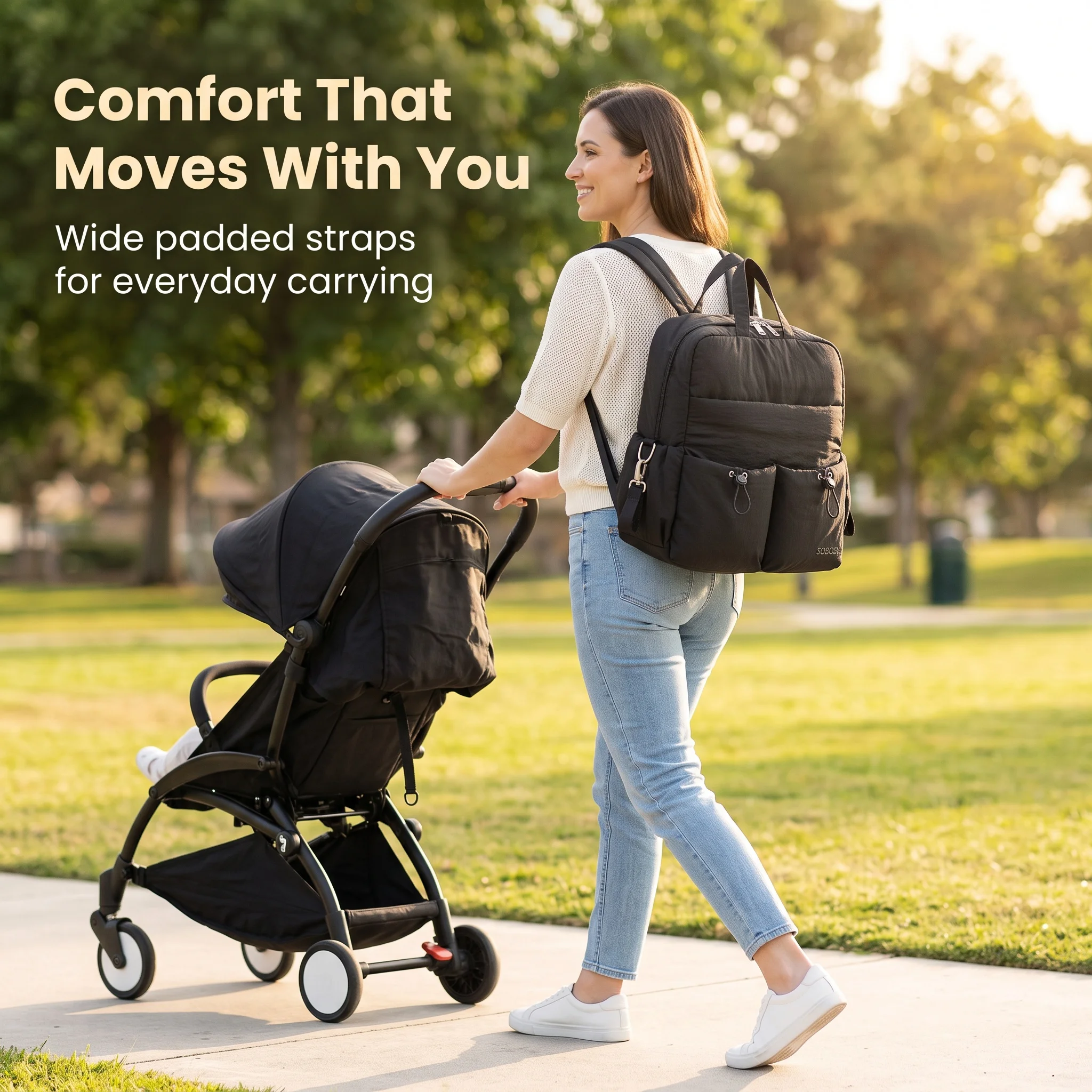 SOBOBA Многофункциональный рюк – обзор и цена Backpack Diaper Bag