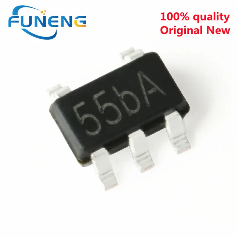 10PCS 100% New TP4055 55B7 TP4058 TP4065 TC4054T HX6001 UN8HX 4.2V OPA336NA A36 QX2303L50F SOT23-5 Original In Stock