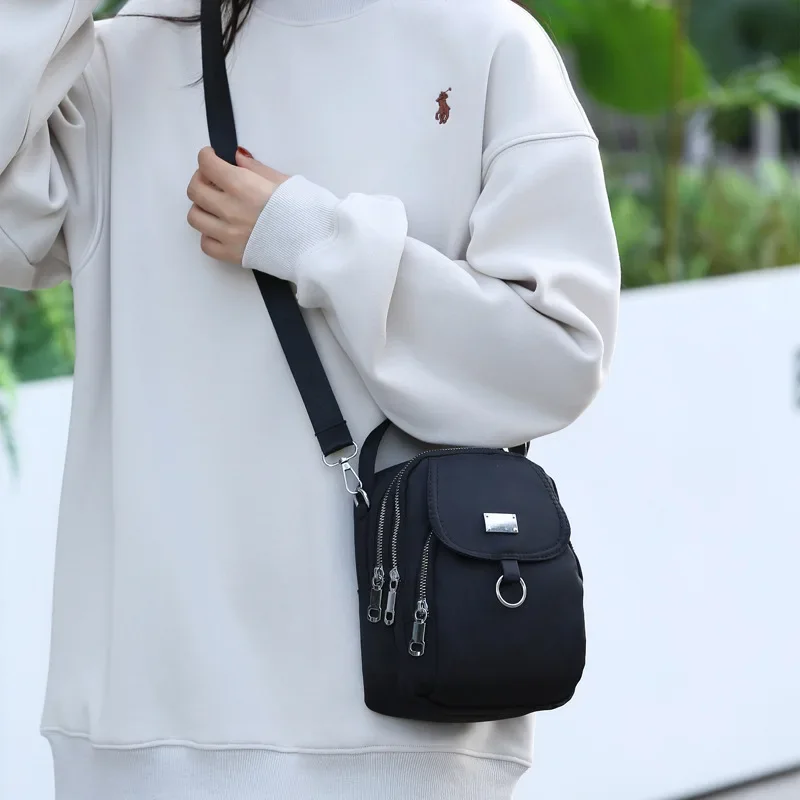 Borsa per il tempo libero 1 pezzo, borsa a tracolla semplice, borsa alla moda e alla moda, temperamento, borsa di stoffa diagonale da donna