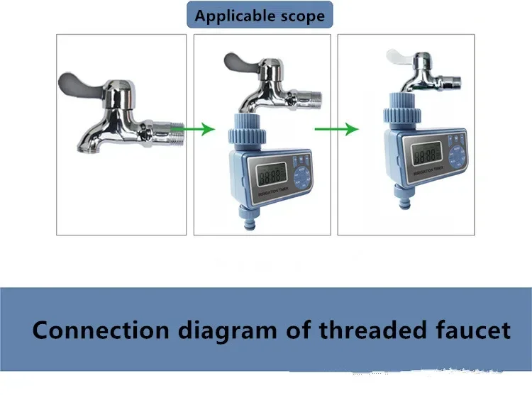 Irrigatiecontroller, Irrigatietimer Uitlaat Water Devic, Huishoudelijke Tuin Irrigatie