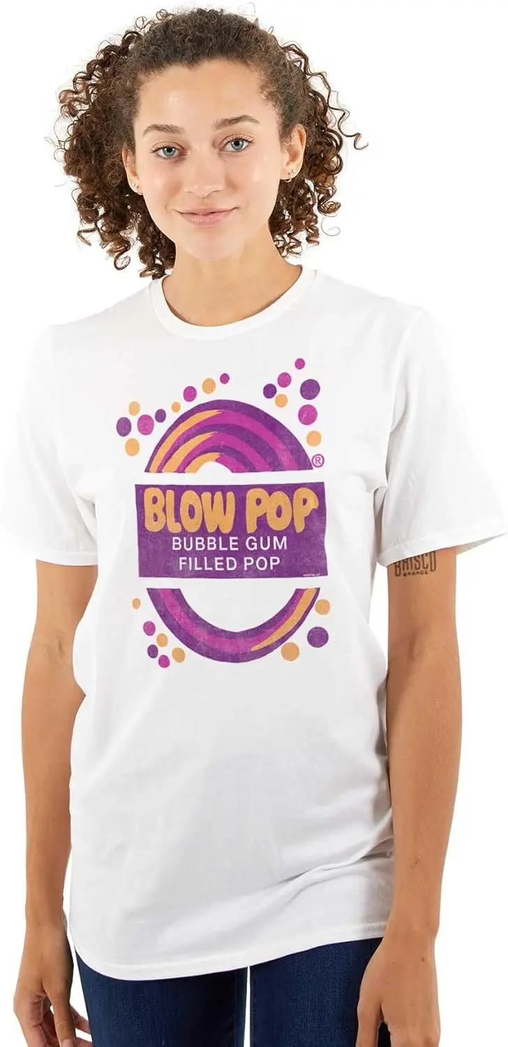 Blow Pop Retro Candy Lollipop Wrapper Graphic T Shirt Men or Women