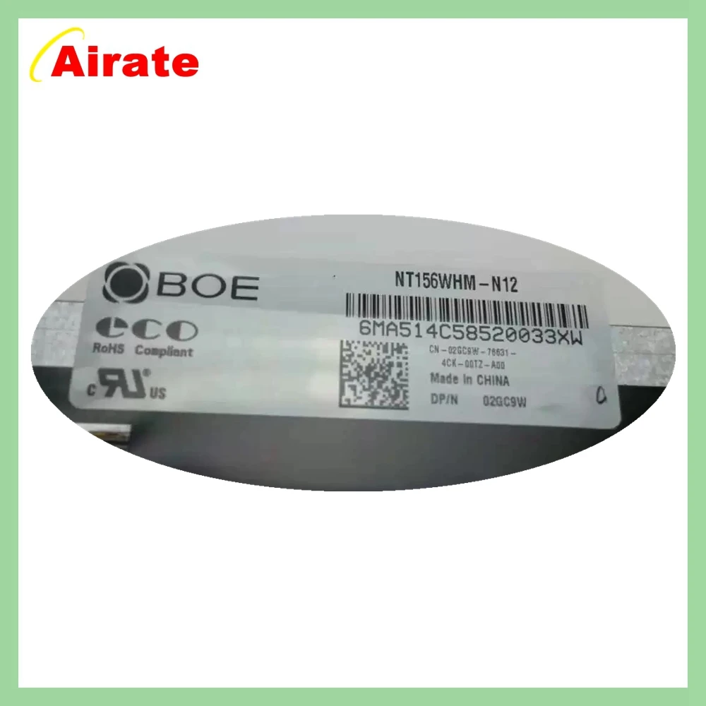 Imagem -05 - Polegada Nt156whm-n12 V8.0 15.6 Wxga hd Portátil Tela Lcd1366x768 Led 30 Pinos Grau a +++ Substituição da Matriz de Exibição 15.6