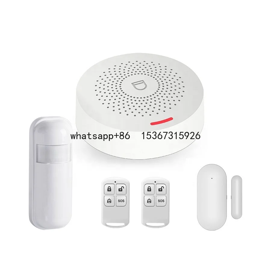 

Smart Home WiFi Security System Motion Sensor Door Window Detector Siren Tuya Smart Life Diy Wireless Alarm System Kit