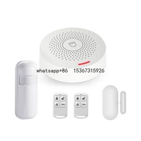 Smart Home WiFi Security System Motion Sensor Door Window Detector Siren Tuya Smart Life Diy Wireless Alarm System Kit