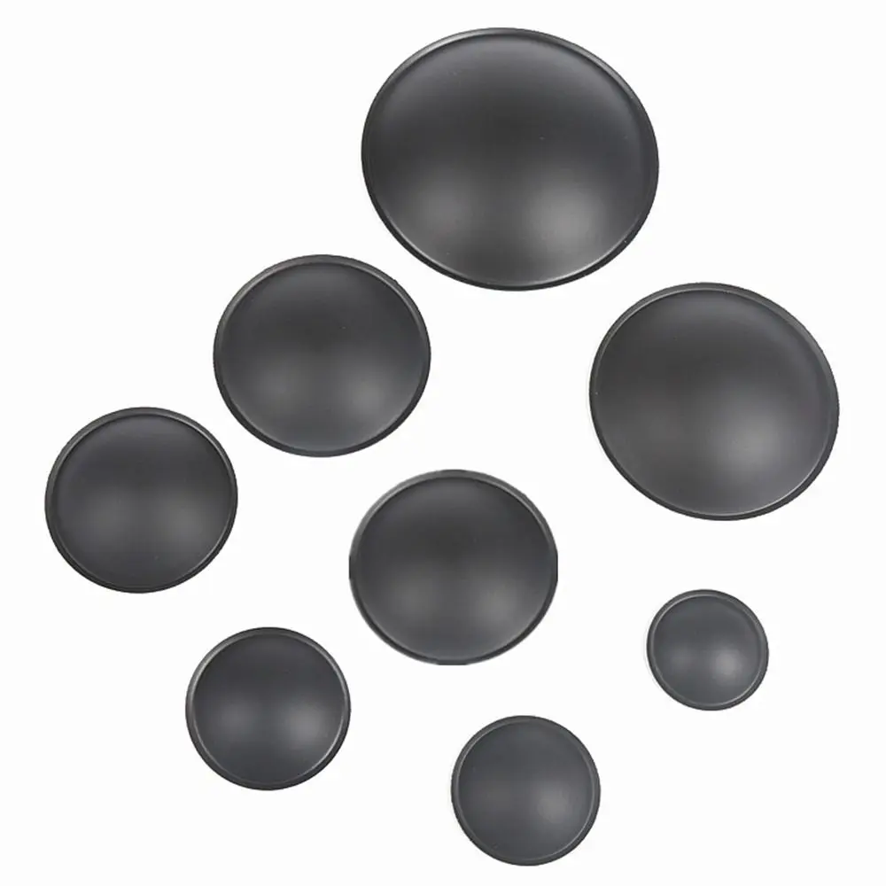1Pcs New 30-150mm Speaker Dust Cap PP Black Cone Cover Woofer Matte Audio Speaker Protector Speaker Accessories