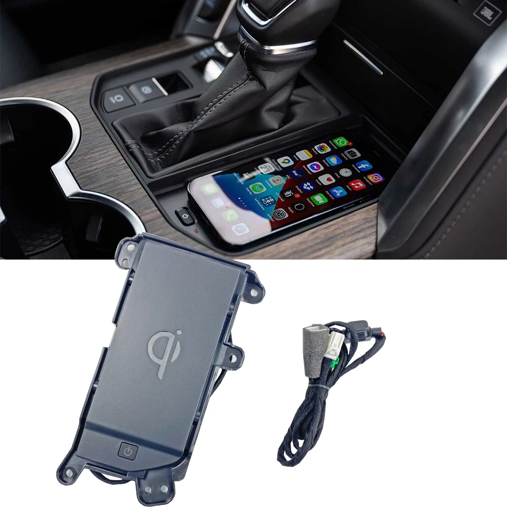 Car Wireless Phone Charger for to yo ta Land Cruiser 300 2022 2023 Accessories LC300