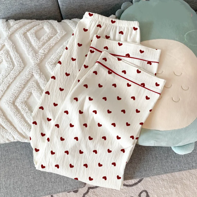 Ropa de mujer, nuevo modelo, pijamas de primavera, camisón femenino, traje, pijama, conjunto de tres piezas, ropa de casa, conjunto de ropa de dormir bonita