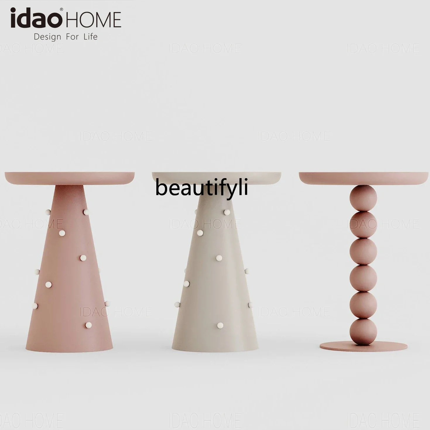 Creative design Art sculpture Decorative coffee table Coffee side table Elegant and gentle fairy tale atmosphere
