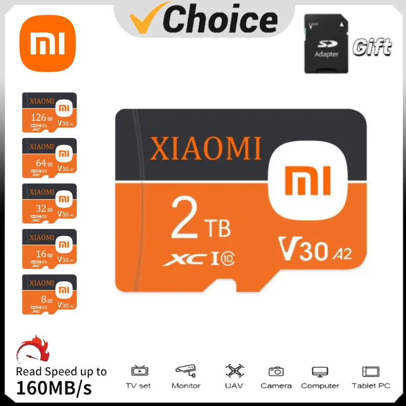 Xiaomi szybka karta pamięci 2TB 512GB 256GB klasa 10 Micro TF karta SD 128GB karta pamięci SD 64GB dla Nintendo Switch Phone/Ps4