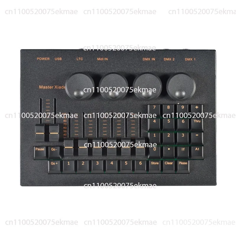 Portable Command Fader Wing DMX Controller For Stage DJ Disco Moving Head Effect Lighting Console