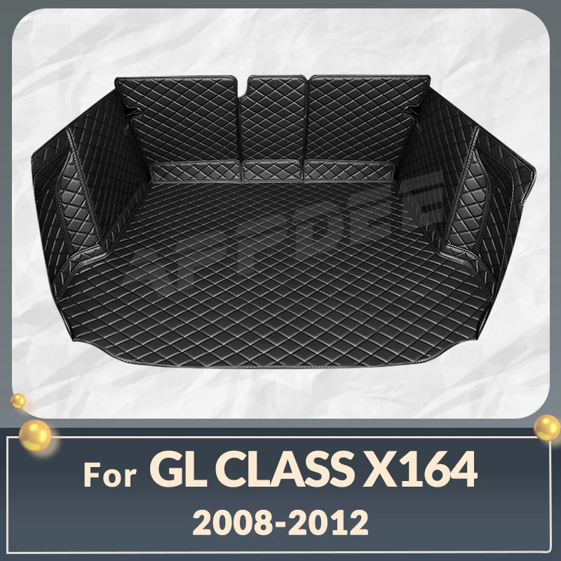 

Коврик для багажника с полным покрытием для Mercedes Benz GL Class X164 7-Seat 2008-2012 11 10 09, коврик для автомобильного чехла, аксессуары для защиты интерьера