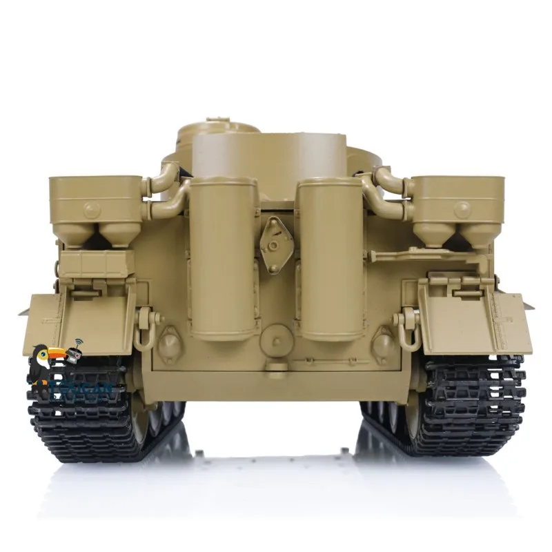 마토 1/16 스케일 RTR RC 탱크 옐로우 독일 타이거 I 적외선 버전 1220 원격 조종 팬저 차량 모델 소년 장난감 TH00647