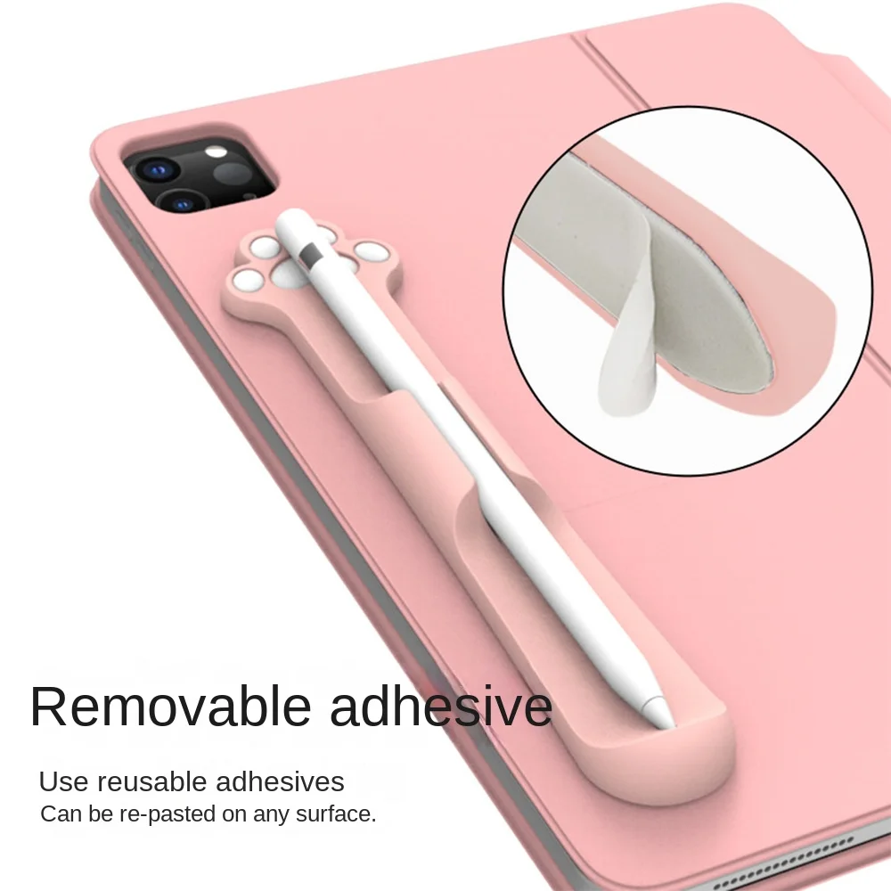 High Quality Silicone Silicone Pen Case Non Slip Durable Stylus Cover Magnetic design Touch Pen for Apple Pencil 1/2