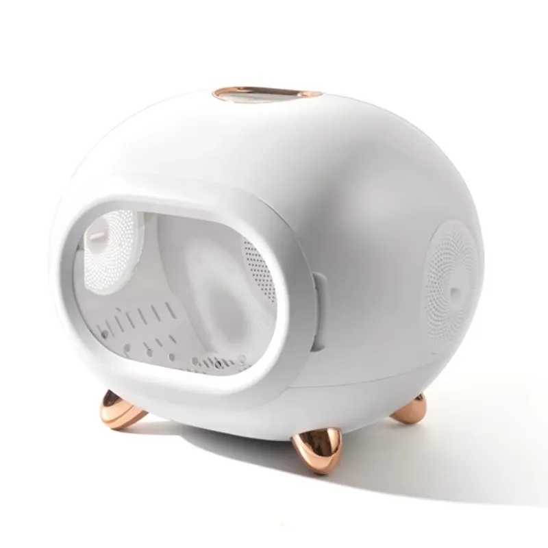 Professional 45L plastic pet beauty brush 39 degrees soft air dryer disinfection bath box constant temperature cat and dog hair