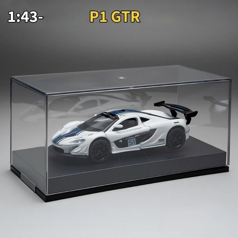 

1:43 P1 GTR Sports car Simulation Diecast Car Metal Alloy Model Car Children's toys collection gifts