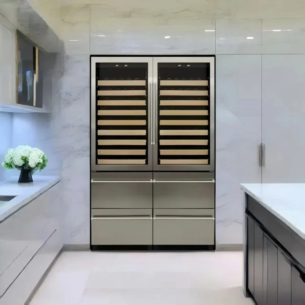 

24-Inch Stainless Steel Dual Zone Electric Wine Cooler & Refrigerator Drawer with