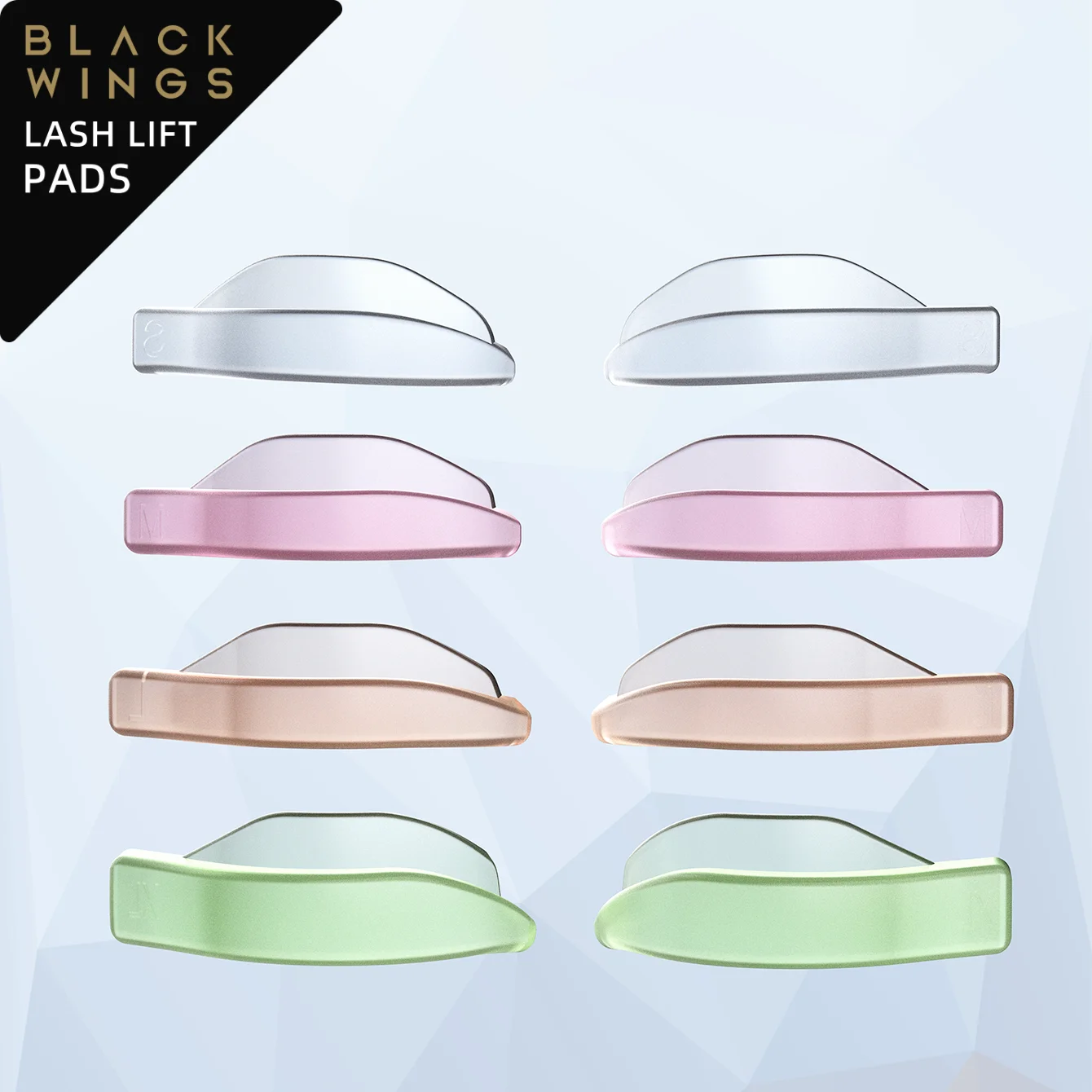 Jelly 4 Paar Lashlift Silikon Wimpernlift Dauerwellenpads Kit Eye Curler Rods Tool