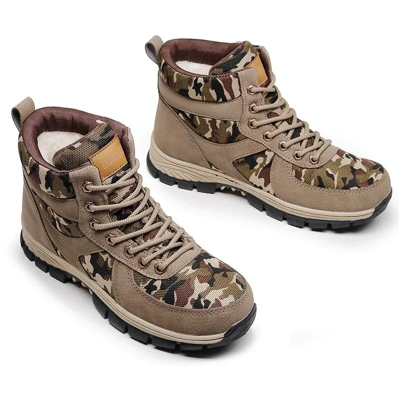 2026 New Winter Thickened Mid-Calf Fleece Lined Snow Boots