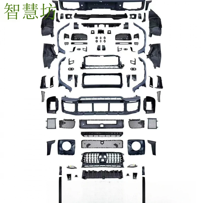 

Подходит для Mercedes-Benz New G-Class W465 G500 G350 G450D, модифицированный под G800, комплект обвеса Wide-Babo.