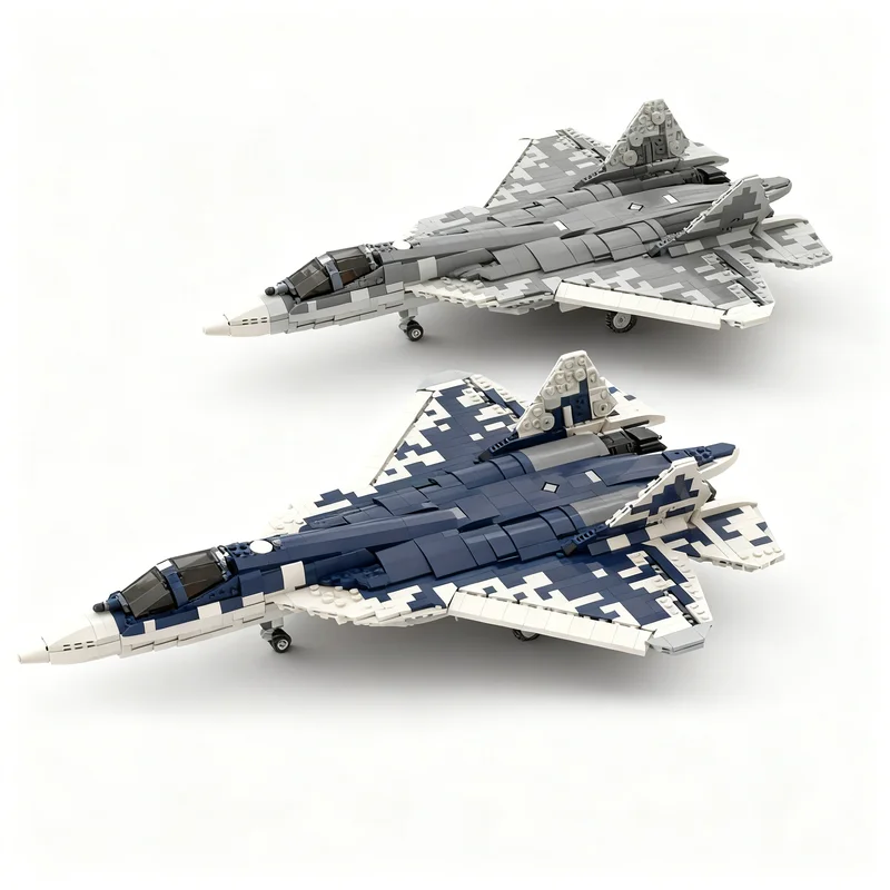 ตัวต่อ MOC Creator Expert Sukhoi SU Felon 1 จำนวน 1939 ชิ้น ขนาด 1/5 ของเล่นตัวต่อแบบประกอบเอง ไอเดียของขวัญคริสต์มาส