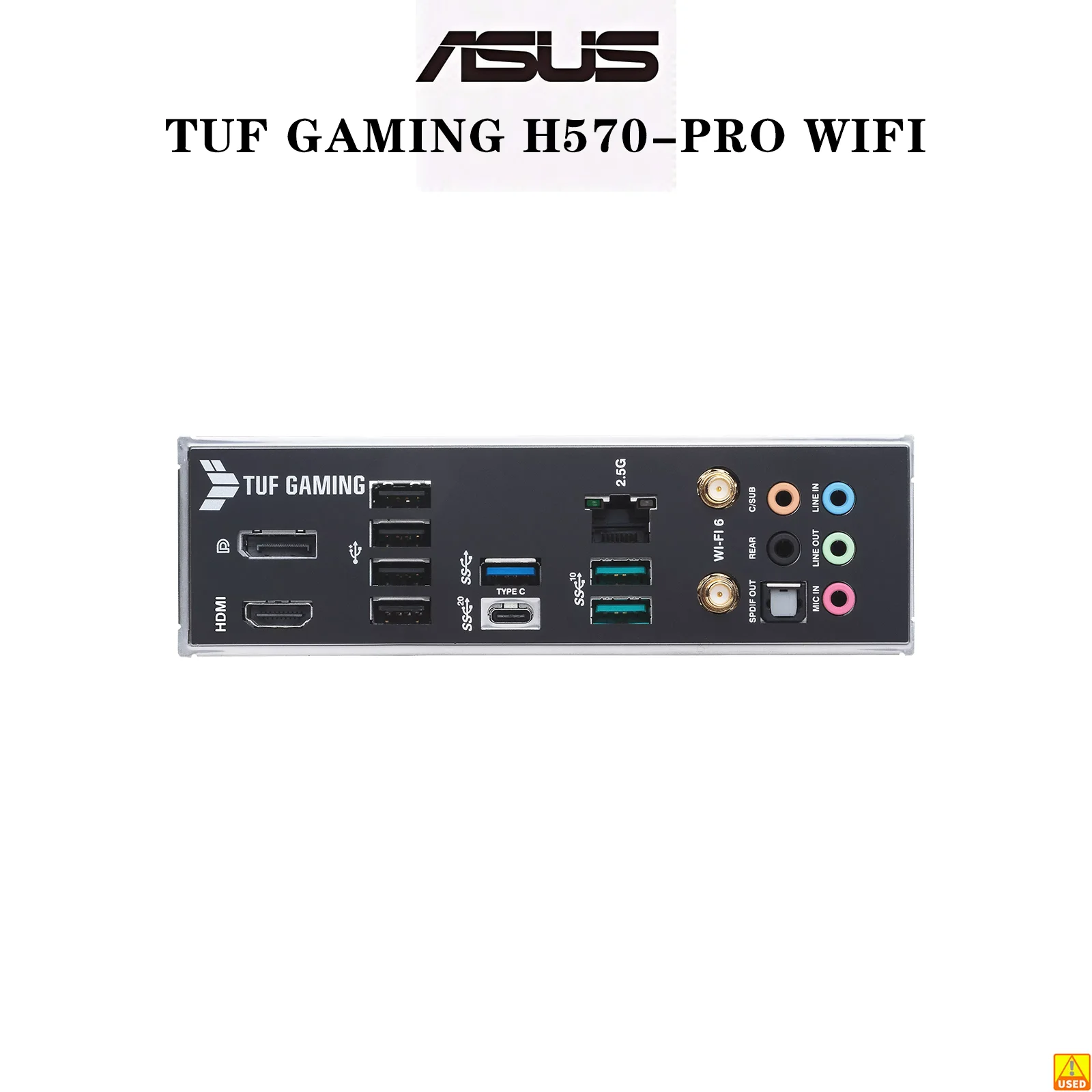 Placa-mãe ASUS TUF GAMING H570-PRO WIFI para CPU Intel Socket LGA1200, memória DDR4, chipset H570.