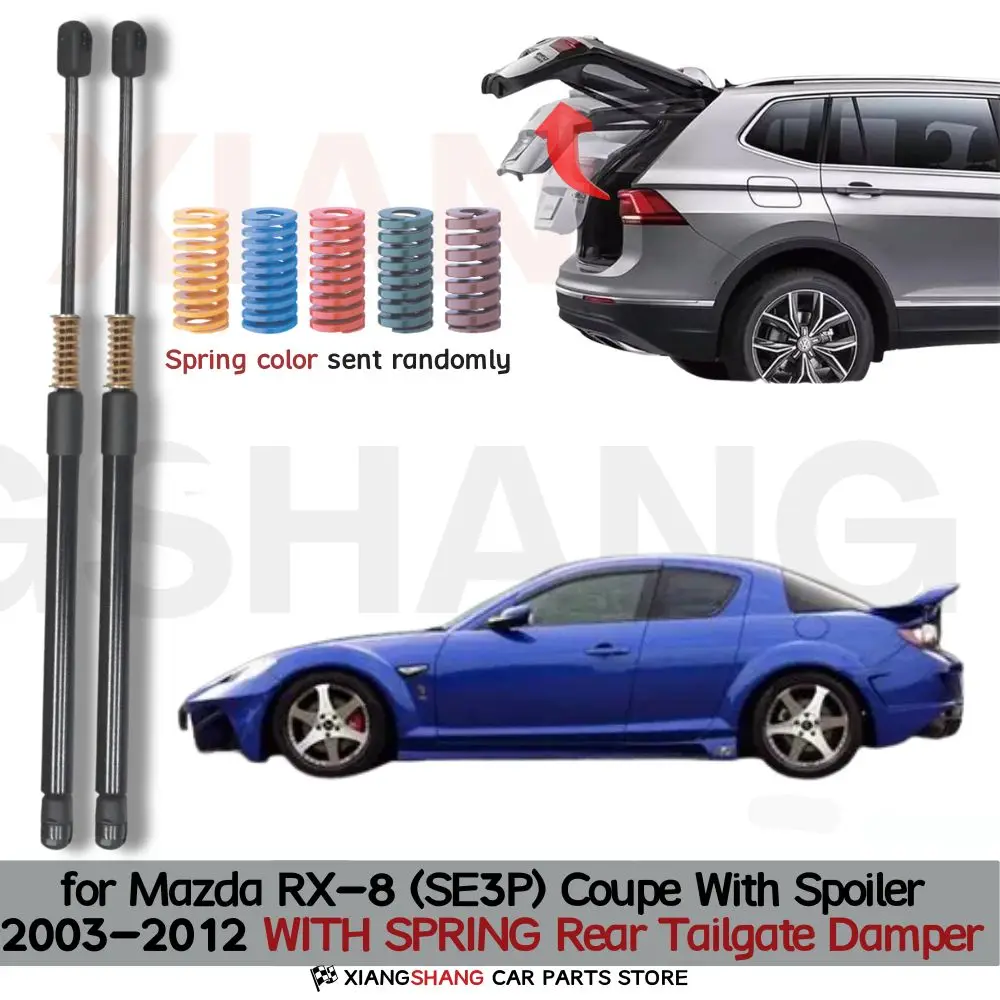 

Auto Pop-Up Trunk Struts for Mazda RX-8 (SE3P) Coupe With Spoiler 2003-2012 Automatic Opening Gas Lift Supports with Springs