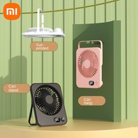 Xiaomi USB Rechargeable with Power Level Display 5-speed Ultra Quiet Desktop Fan 180° Adjustable Tilt Fan Ventilateur