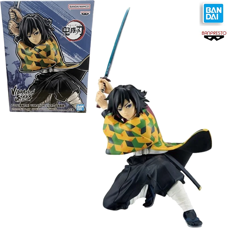 

Original BANDAI BANPRESTO Anime "Demon Slayer" VIBRATION STARS-Yoshiyuki Tomioka FigureAnime Model Genuine Boxed Toy