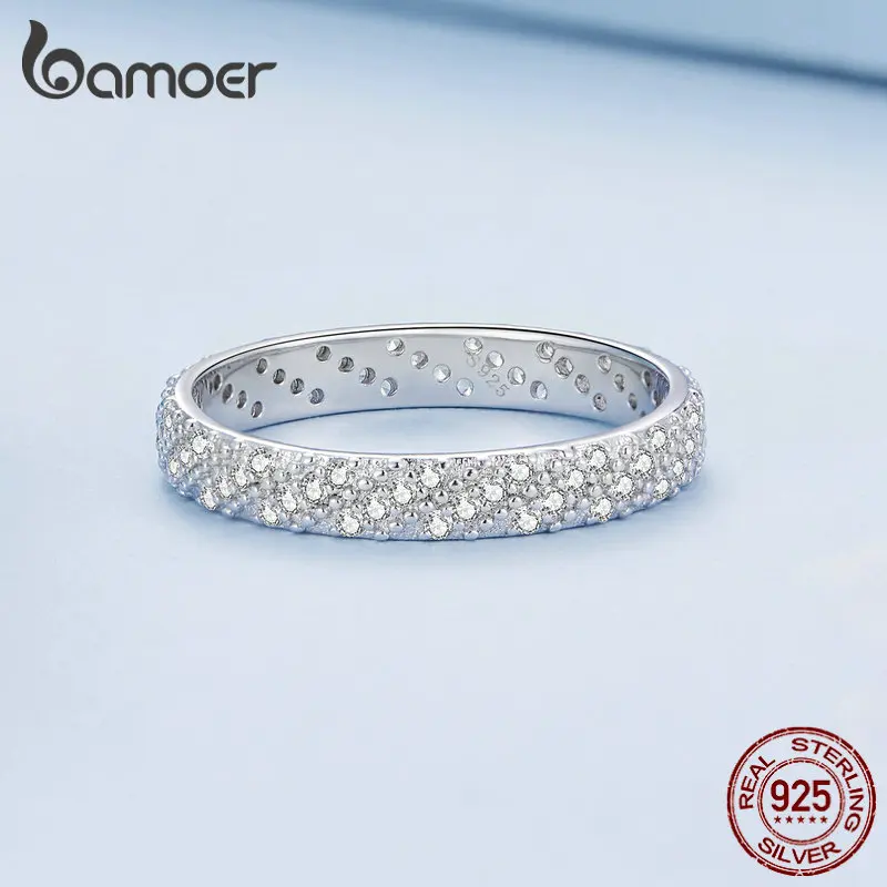 Women's 925 Silver Zircon Ring, Elegant Gift