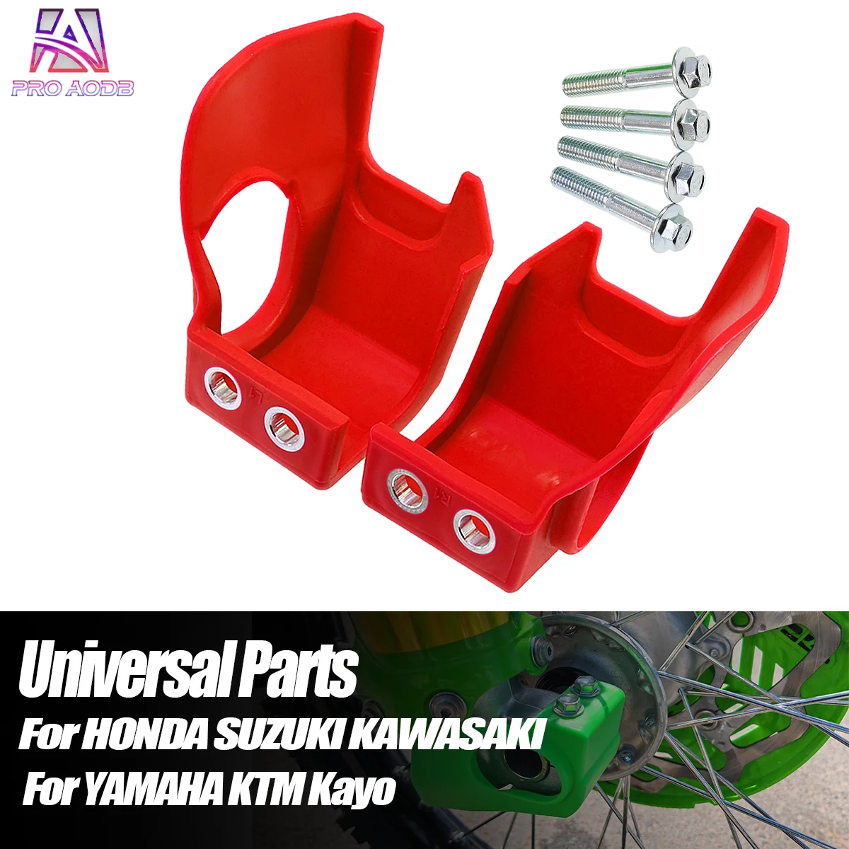 2 Stroke Motorcycle Fork Bottom Shoe Protector Guard Cover For YAMAHA KAWASAKI HONDA CRF R/X/RX BETA RR WR WRF YZ YZF KX KXF