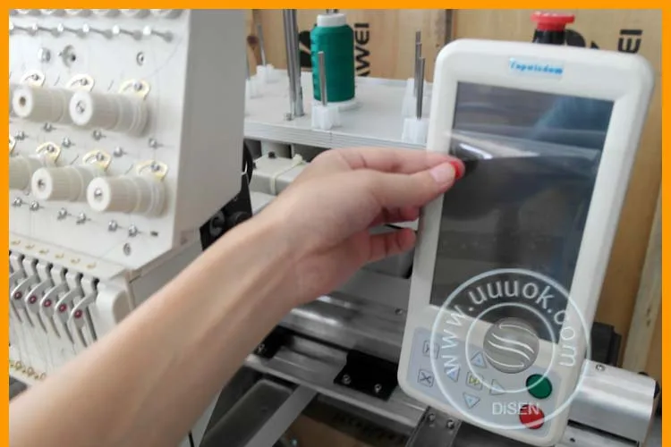 آلة التطريز الأنبوبية ذات الرأس الواحد المحوسبة من DISEN للقمصان والقبعات - أصل قوانغتشو للبيع #5