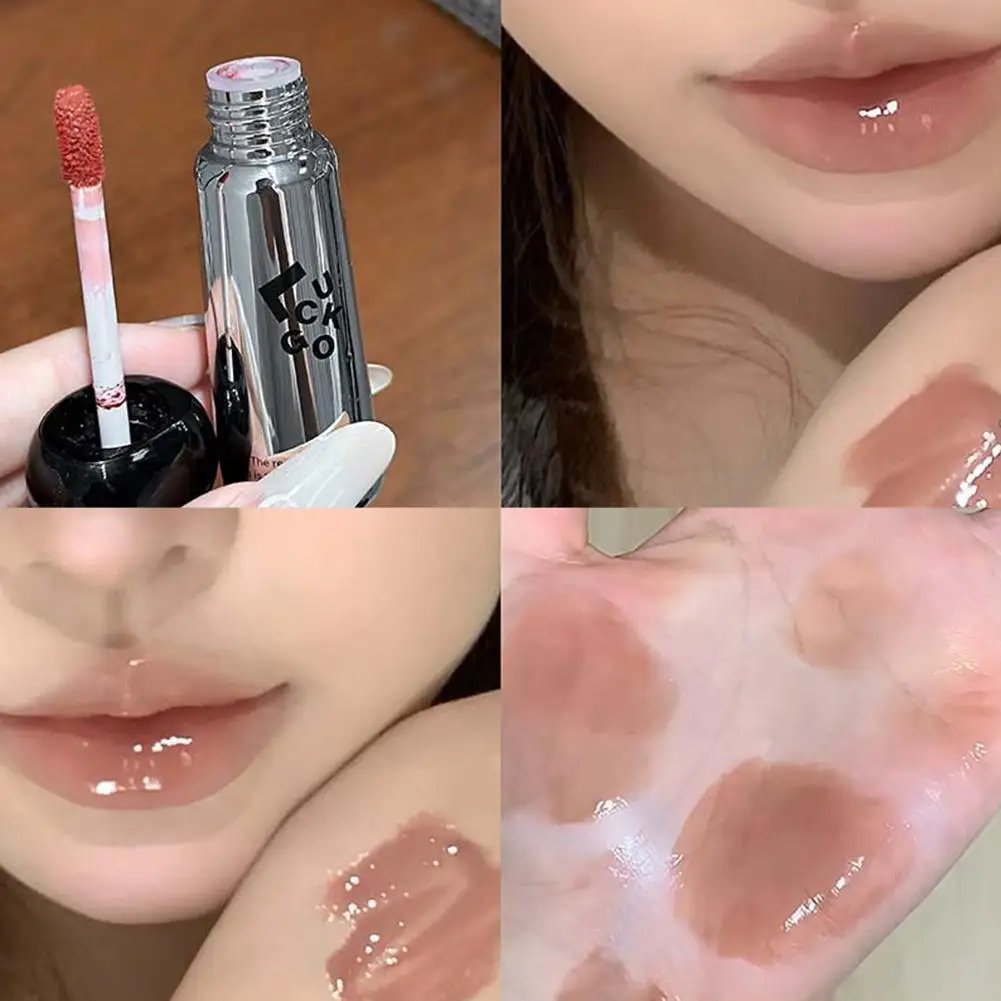 1pcs Langdurige Hydraterende Lipgloss Lippenbalsem Water Licht Spiegel Lip Glazuur Lipolie Hydraterende Voedende Lippenstift Make-up