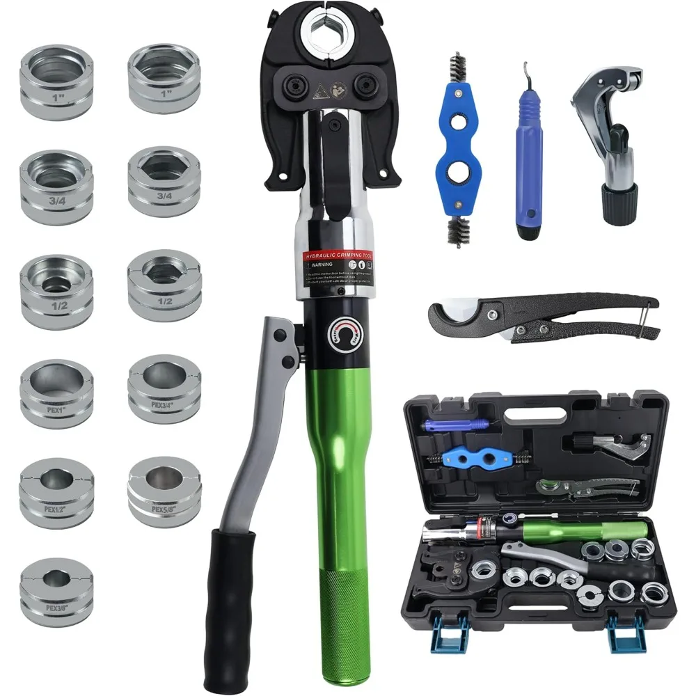 Pipe Press Tool with1/2,3/4,1