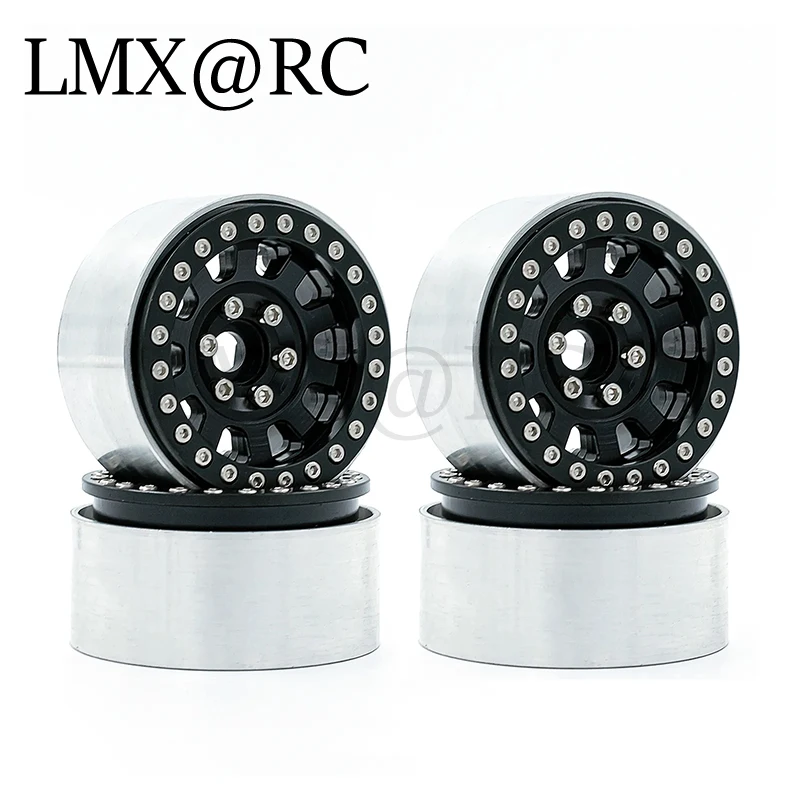 4 Stuks 1.9 Beadlock Velg Hub Cnc Aluminium Voor 1/10 Rc Crawler Auto TRX4 Axiale SCX10 90046 Redcat Gen8 Mst