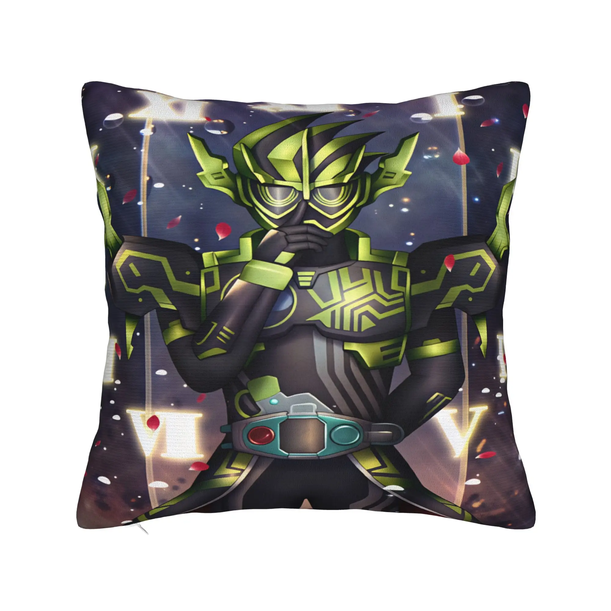 Kamen Riders Pillow Cover  Graphic Cushion Cover Kawaii Pillow Case For Sofa Bedroom Home Decor