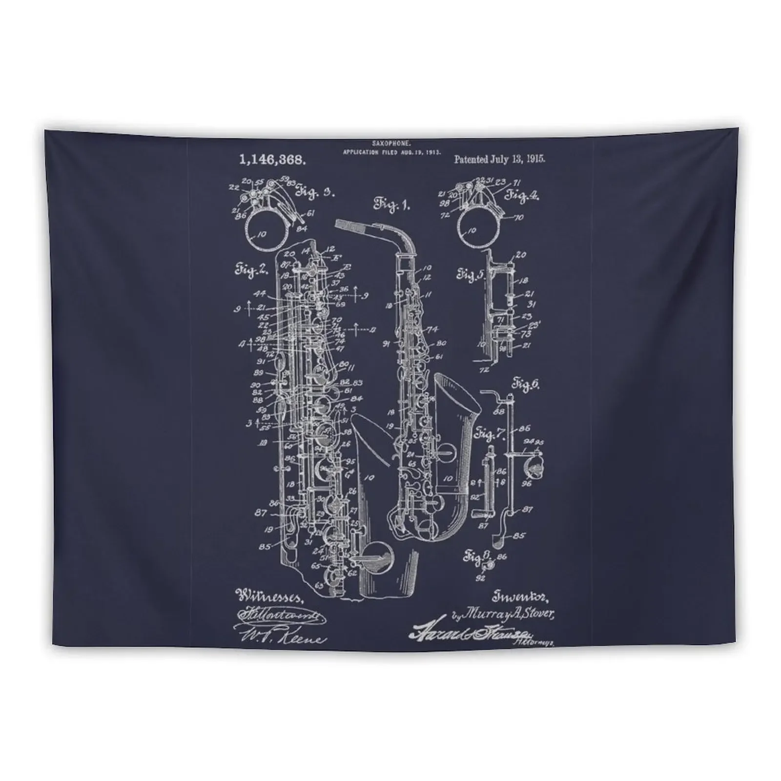 

Saxophone Tapestry Custom Home Decorating Wall Carpet On The Wall Tapestry