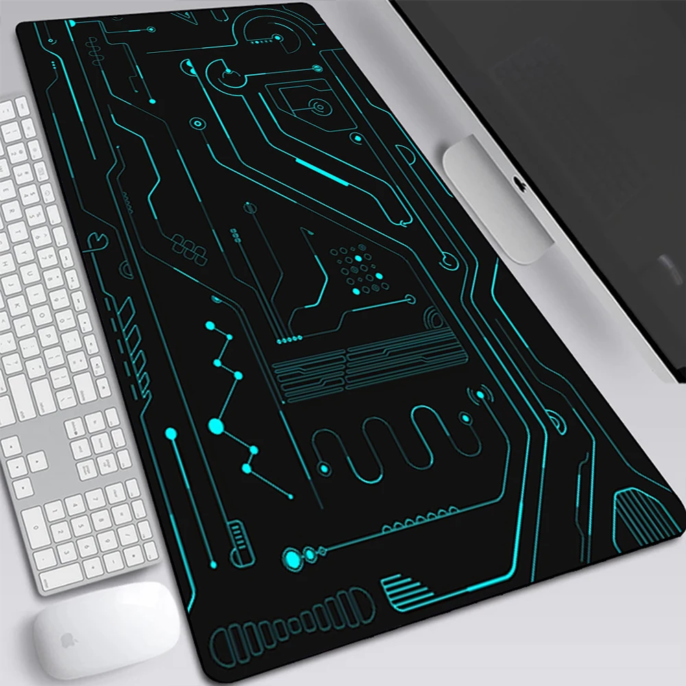 Technical Drawing Large Gaming Mouse Pad Computer Laptop Mousepad Keyboard Pad Desk Mat PC Gamer Mouse Mat XXL Office Mausepad