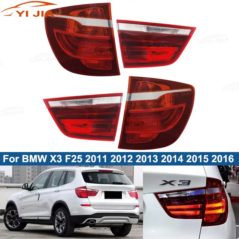 

For BMW X3 F25 2011 2012 2013 2014 2015 2016 Car Taillight Assembly Stop Brake Lamp Reverse Fog Taillights Car Rear Tail Light