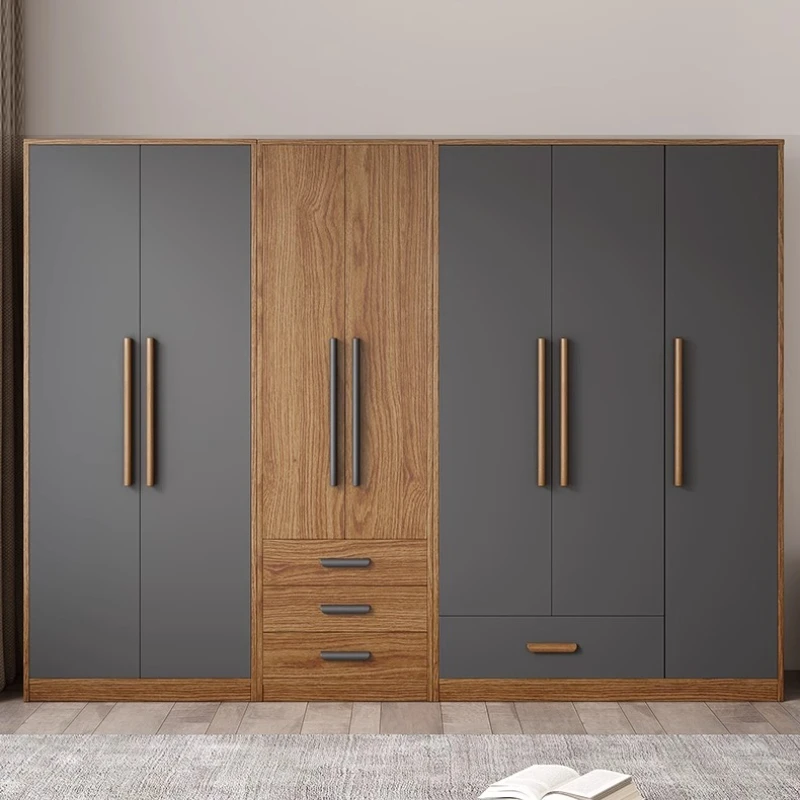 Wardrobes Storage Organizer Modern Simple Wood Children Garment Living Room  Furniture