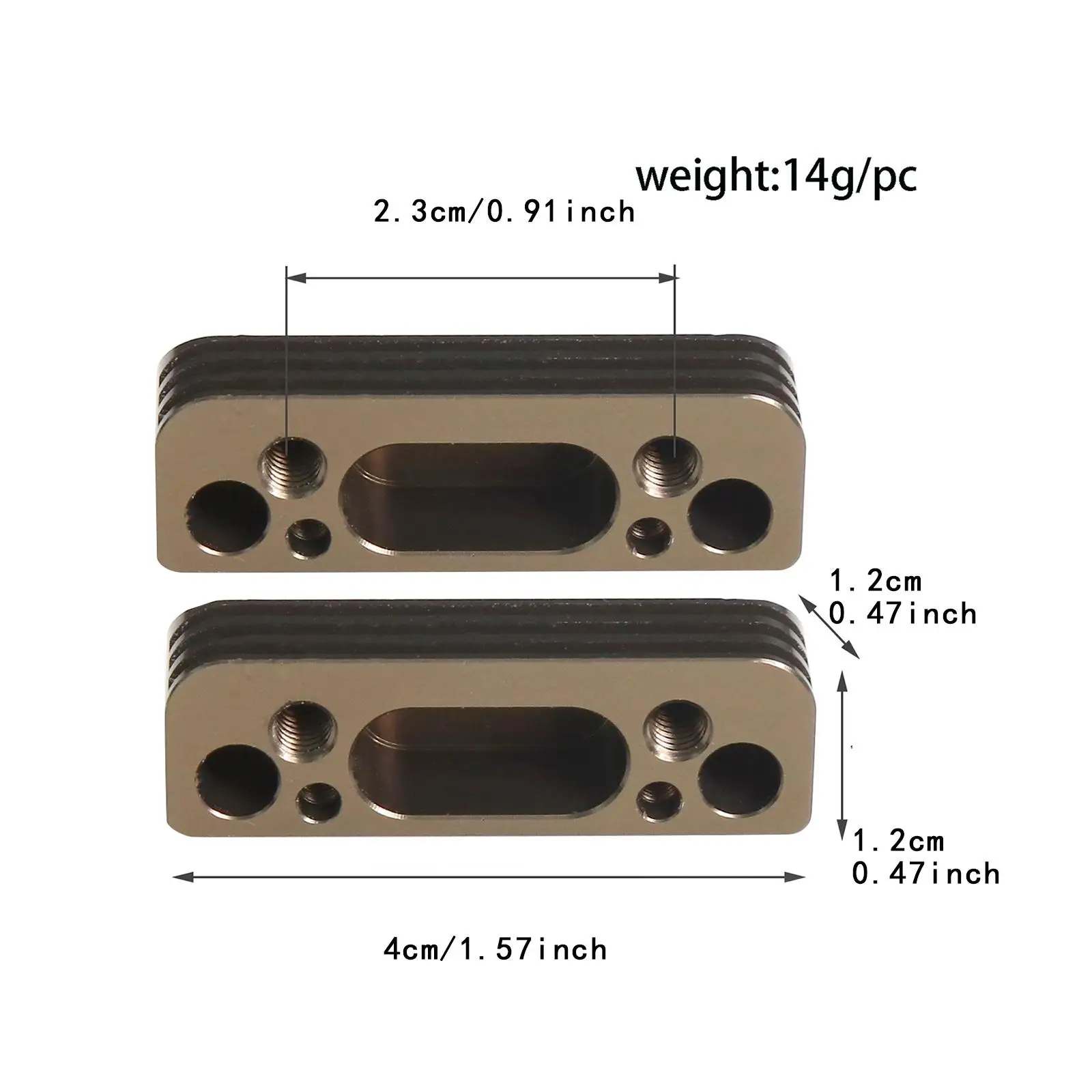 Accessoire de montage de moteur de voiture RC, pièces de base pour MP9, MP10