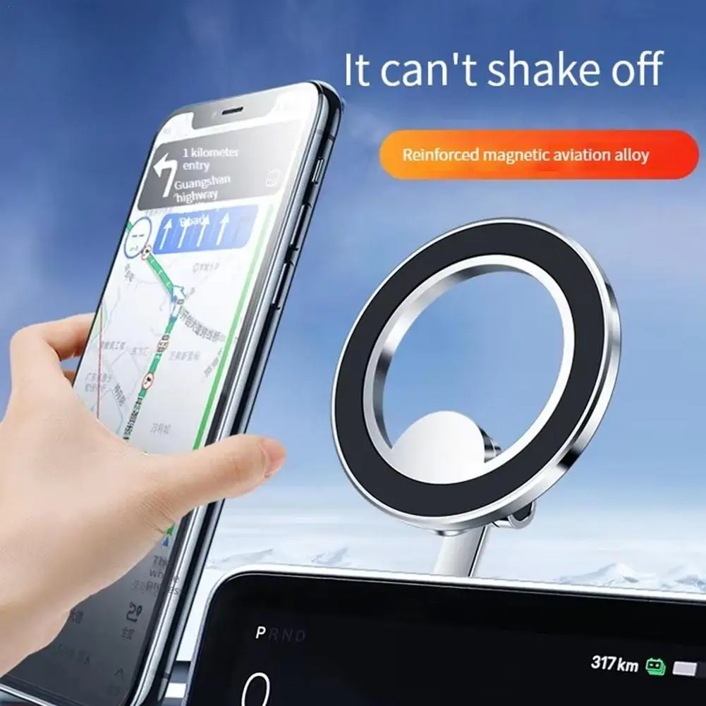 Rotatable And Foldable Magnetic Car Phone Holder Sense High-grade Super Stable Mobile Phone Car Holder Sticky Center Co