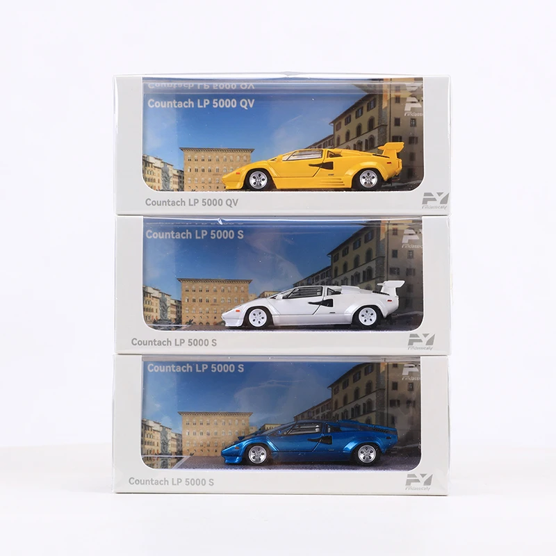 Modello di auto in lega Finclassicamente 1:64 Countach LP5000S