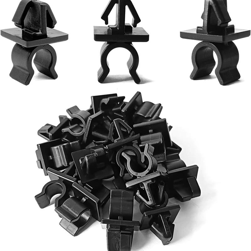 10Pcs Car Hood Prop Rod Clip Auto Fastener Hood Bonnet Prop Rod External Testing For HOOD Vehicle Car Accessories