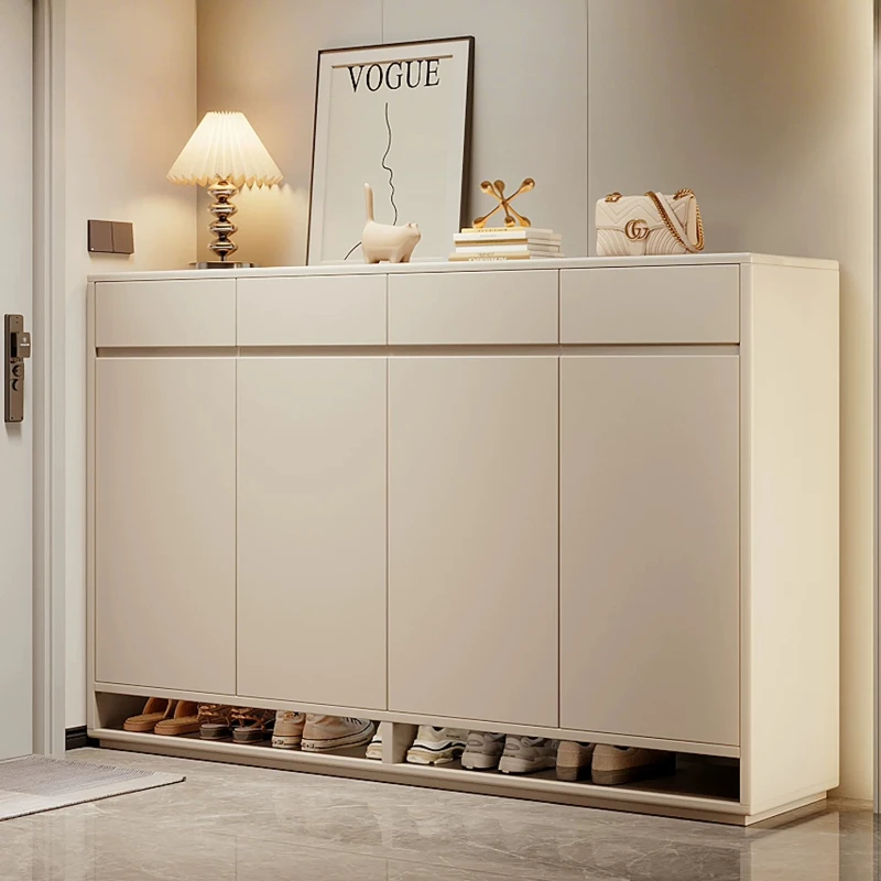 Wooden Luxury Multifunction Vertical Shoe Cabinet Living Room Tall Cabinet Shoe Cabinet Space Saving Scarpiera Mobile Furniture