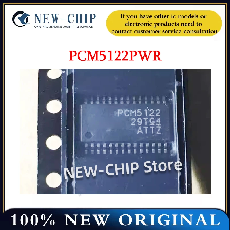 5PCS-100PCS/LOT  PCM5122PWR  TSSOP28 Power amplifier audio chip New original PCM5122